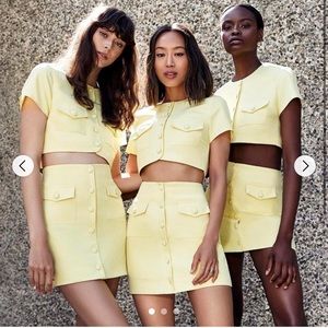 Song of Style Yellow Mini Dress